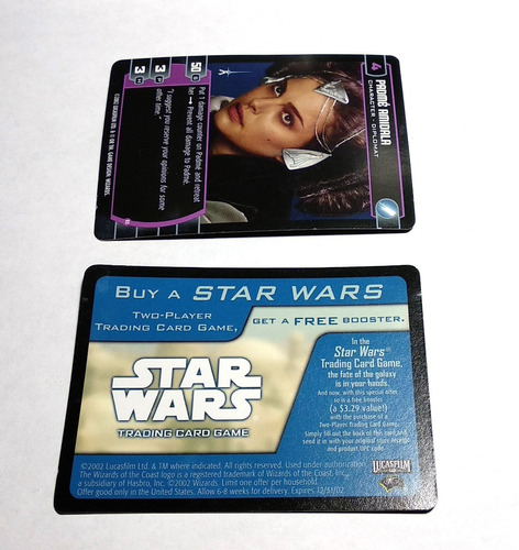 Padme Amidala Star Wars Trading Card Game Juego Tarjeta (Usado)