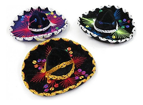 Sombrero De Fieltro 5 Colores Mexican Decorative Charro Somb