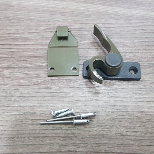Trinco Fecho 751 Meia Lua Bronze Janela Aluminio Caracol