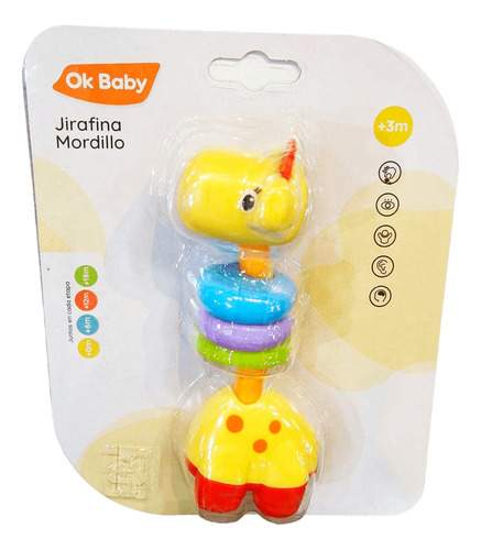 Mordillo Jirafa Jirafina - Ok Baby Color Multicolor