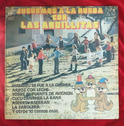 Vinilo Juguemos A La Rueda Con Las Ardillitas Cbs Año 1976
