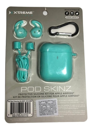 Kit Estuche Protector Silicona Para AirPods X 4 Piezas