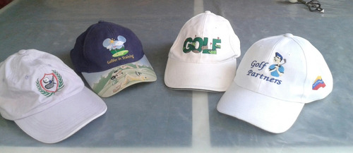 4 Gorras  De Algodón Golf  Bordados Una Original Disney  