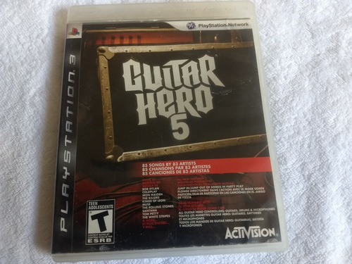 Guitar Hero 5 Ps3 Exelentes Condiciones