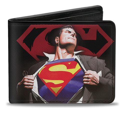 Pu Billetera Plegable  Superman Forever Clark Kent-superman