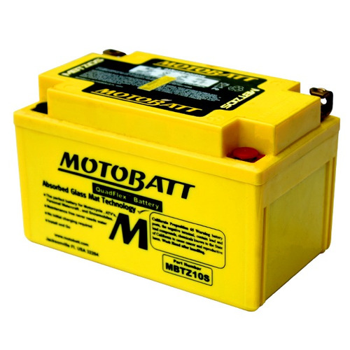 Bateria Motobatt Quadflex 12v 8.6 Ah Mbtz10s Ytx7a-bs Ytz10s