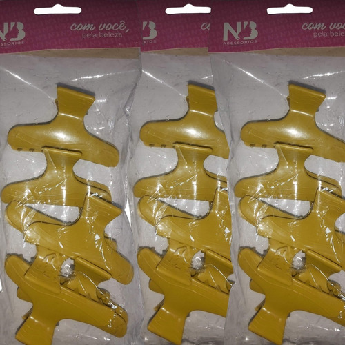Imagem 2 de 2 de Kit Piranha Plástica Prendibel Para Cabelos
