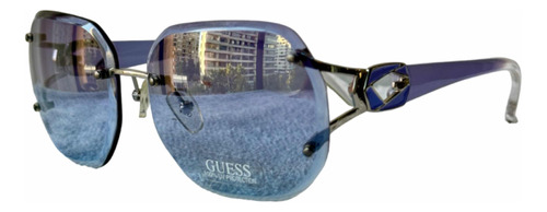 Lentes De Sol / Gafas / Guess Gu7080 / Blue Color / Original