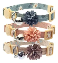 Comprar Paquete De 3 Collares De Flores Para Gatos Collares Para Con