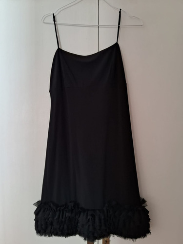 Vestido Negro Casa Mng Corto (talle M/l)