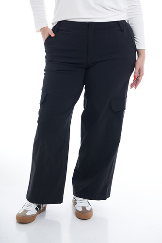 Pantalon Cargo Bengalina Elastizada Plus Size Talle Grande