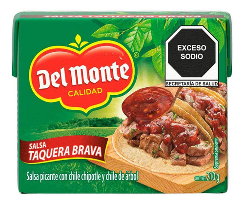 Salsa Taquera Del Monte Brava 210g