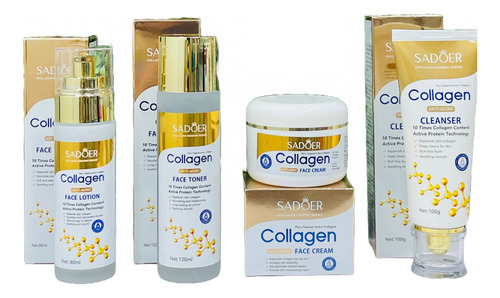 Kit Facial De Colageno Sadoer 