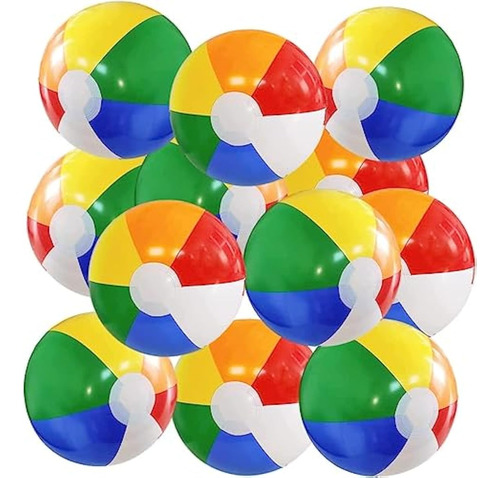 Umuaccan Beach Balls Bulk - 12'' Inflatable Beach