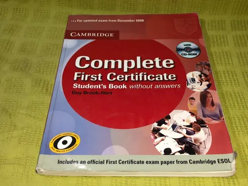 Complete First Certificate Student´s Book - Cambridge