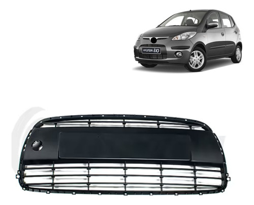 Rejilla Parachoque Central Para Hyundai I10 1.1 2008/2011