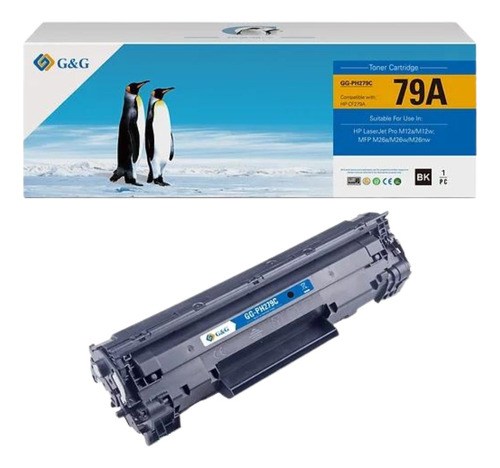 Toner Para Hp 79a /cf279a Negro Alternativo Rendimiento 1000