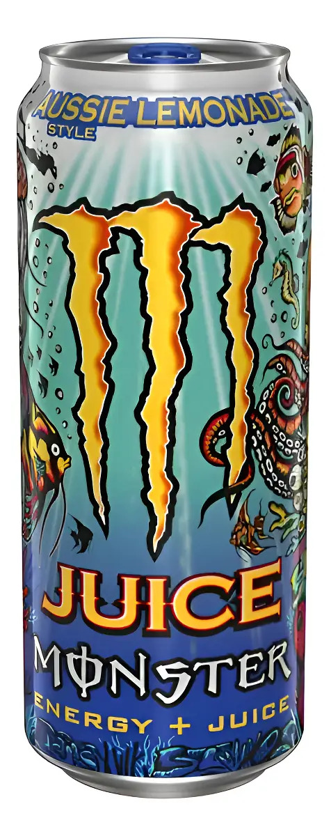 Monster Energy Aussie Lemonade Polônia Lata Cheia