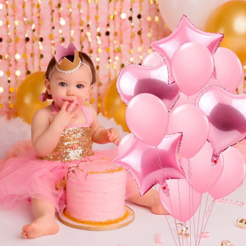 Set X 14 Decoracion De Cumpleaños Set Globos Celebracion