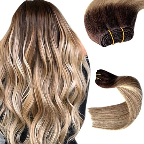 Coser En Extensiones De Pelo Real Pelo Humano, Ombre Zk54w