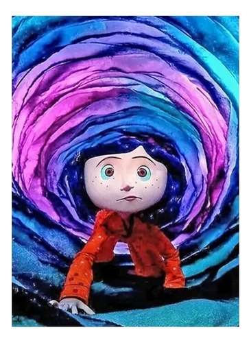 1 5d Diy Pintura De Diamantes Coraline Y La Puerta Secreta