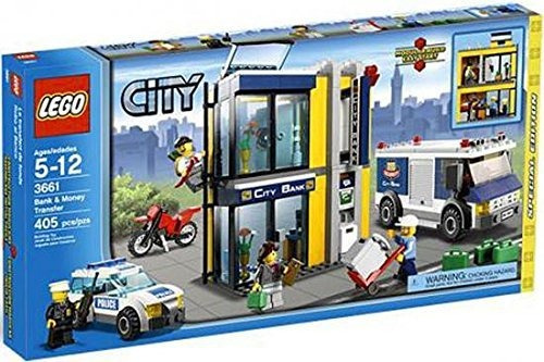 Set De Edicion Especial Lego City No. 3661 Bank Money Transf