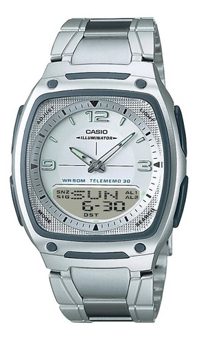 Reloj Casio Aw-81d-7a Telememo Hora Mundial 10 Años Batería 