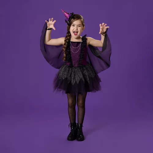 Halloween 2023 Fantasia Vampirinha Infantil Luxo Maravilhoso