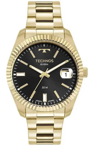 Relógio Masculino Technos Riviera Dourado