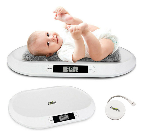 Balança Pediátrica Digital Para Bebê Até 20kg Fitmetria