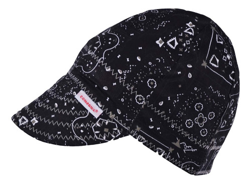 Gorra De Soldadura Reversible Comeaux Caps 7 1/8 Negro