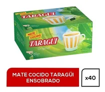 Comprar Mate Cocido Taragui  40 Saquitos Con Sobre Pack Por 4 Unid.