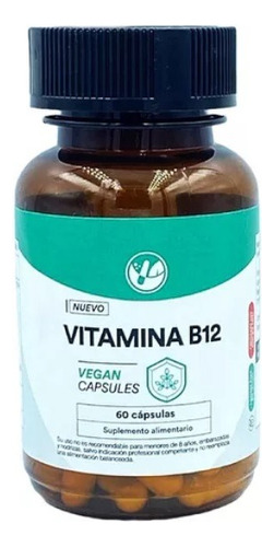 Vitamina B12 60 Vegan Capsules Natural Farm
