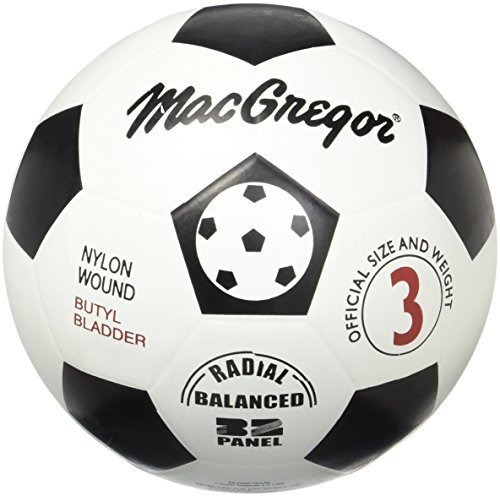 Macgregor - Balón De Fútbol (goma, Tamaño 3)