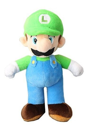 Peluche - Uiuoutoy Super Mario Bros. Standing Luigi Plush To