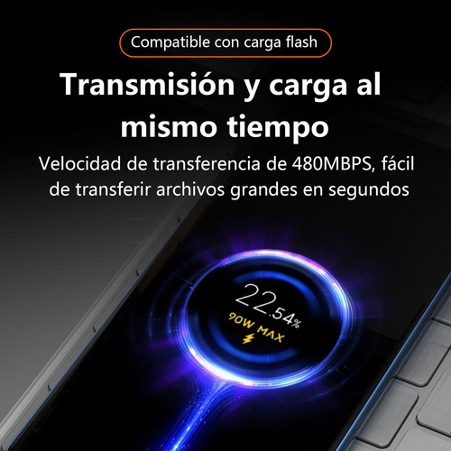Allaceryvva® 90w Cargador Turbo Rapida 6a Type C para Xiaomi/Poco/Redmi Para Poco X7 Pro/Poco F6 5G Charger de 90 W/67 W/45 W/33 W/18 W