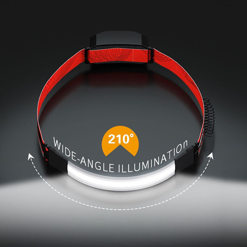 Cosoos - Linterna Recargable Original De 2 Led, Luz Trasera