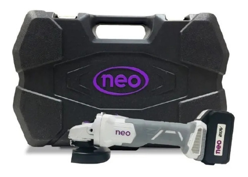 Amoladora A Bateria Neo 4.1/2 S/carbones 2 Baterias 20v 