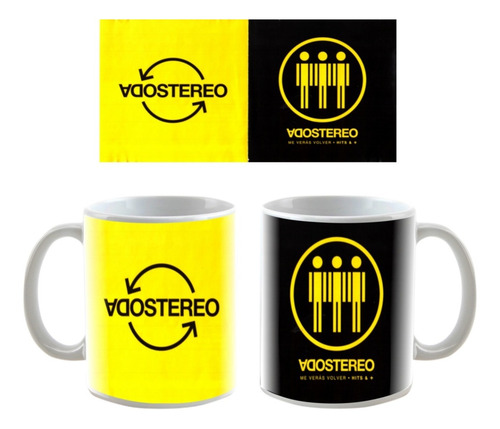 Taza Polímero Soda Estereo - Rock/anime/comic/mas