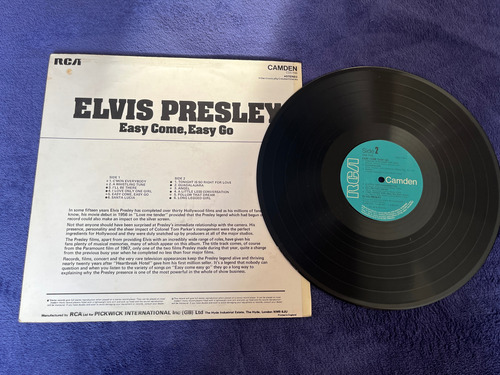 Elvis Presley - Vinil - Easy Come, Easy Go - Importado (Usado)