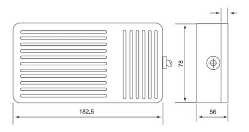 Imagen 4 de 6 de Cfs-01 Cntd Interruptor De Pedal Plastico