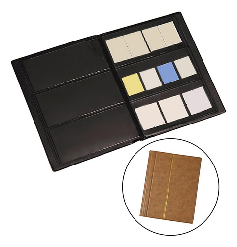Interleaf Type Stamp Album 10 Sheet (20 Page) Storage Brown
