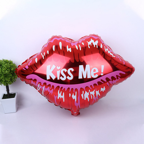 10 Unidades De 22 Globos Con Forma De Labios Para Imprimir E