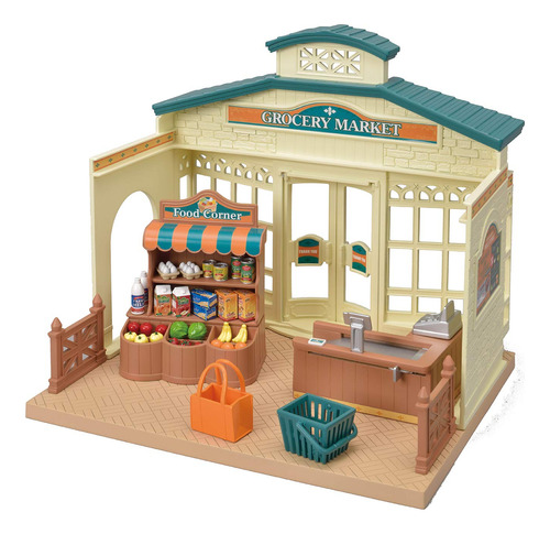 Calico Critters Mercado De Comestibles: ¡compra, Juega Y D.