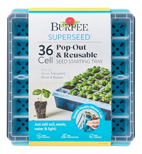 Bandeja Charola Para Germinacion Reusable 36 Celdas