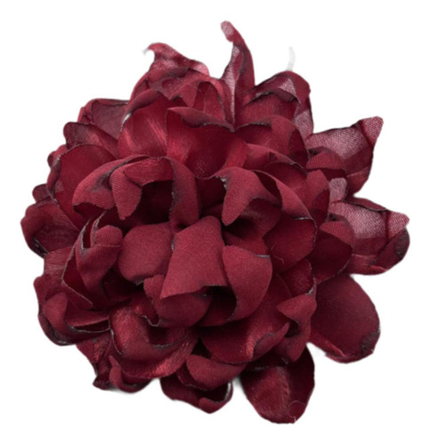2 Broche De Flores Para Mujer, Pinza Para El Pelo Rojo
