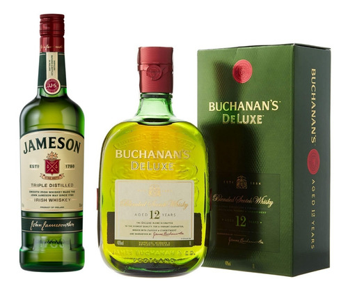 Whisky Buchanan's Deluxe 12 Años 750ml + Jameson 750ml 