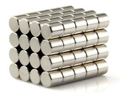 Imagen 1 de 9 de 10 Imanes De Neodimio 5x5 Mm Super Potentes