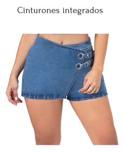 Falda short mezclilla new arrivals
