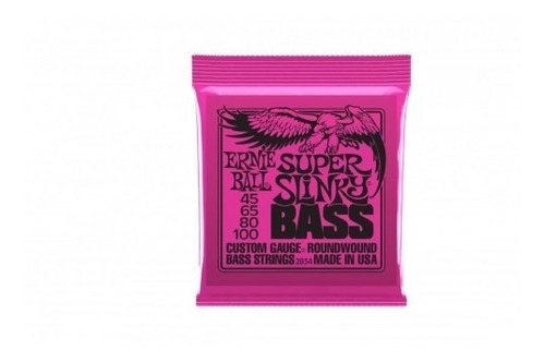 Encordoamento Baixo Ernie Ball 4 Cordas 2834 Slinky 045 100